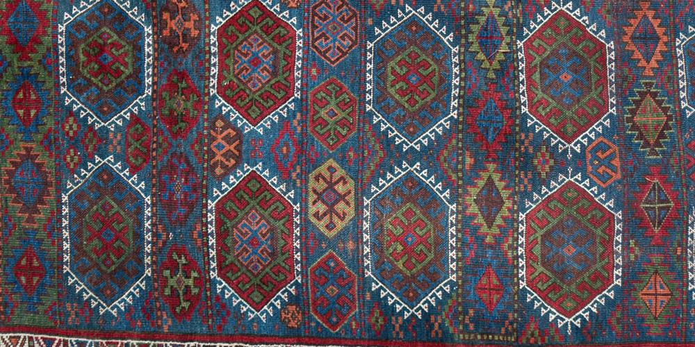 Antique Kurdish Persian Tribal Rug