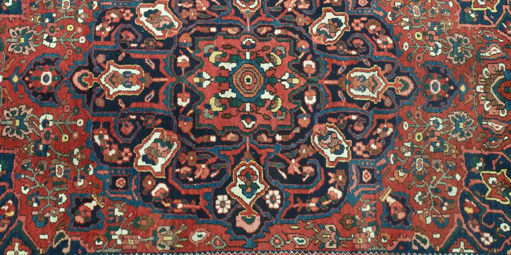Old to antique Bachtiari tribal Persian Carpet