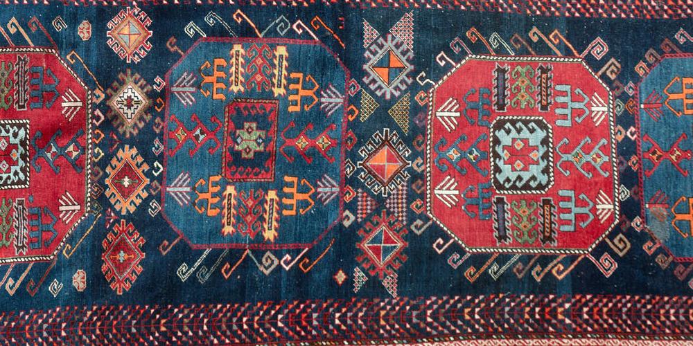 Antique Chajli Moghan Shirvan Caucasian rug