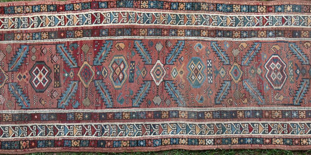Antique Caucasian possibly Gendje Runner