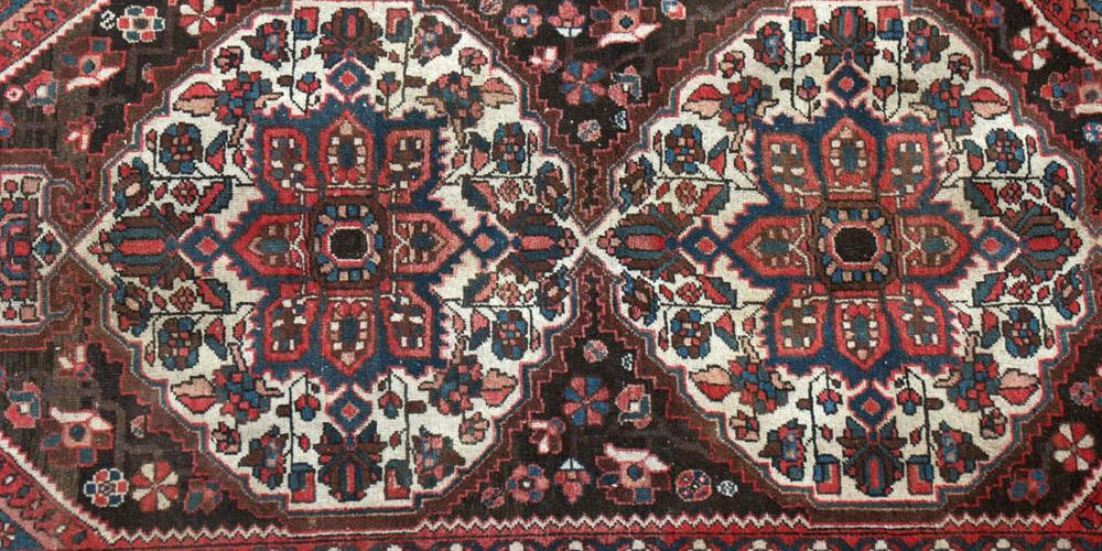Persian Bakhtiari Tribal Old Rug