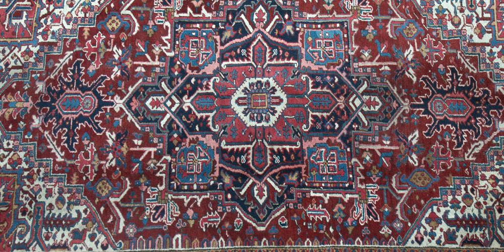 Old Heriz Persian Carpet