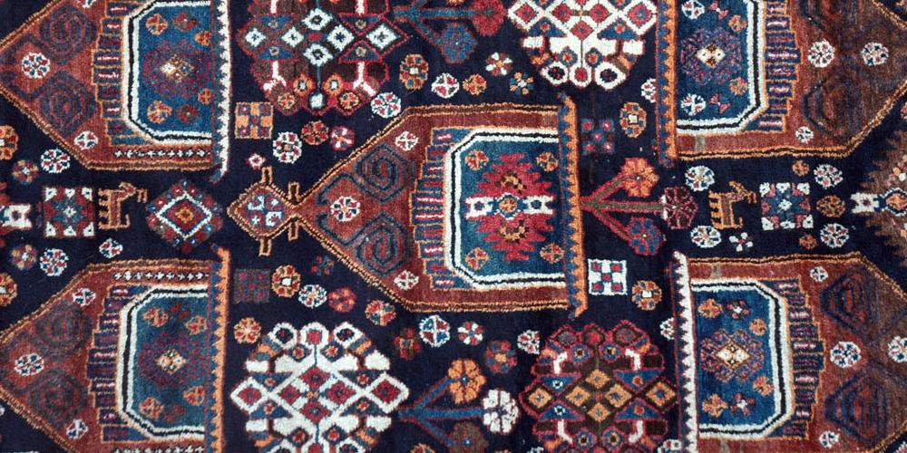 Old Qashqa'i Tribal Persian Rug