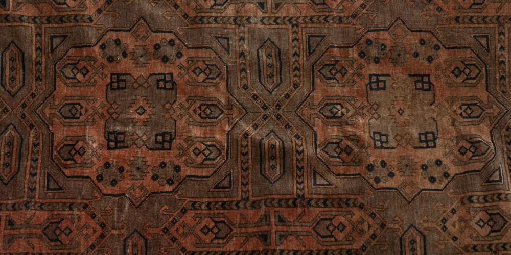 Antique Afghan Ersari Charshango Rug