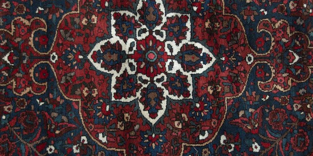 Antique Bakhtiari Persian Tribal Rug