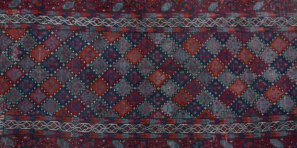 Antique Baluch Taimuri Mushwani Tribal Runner Persia