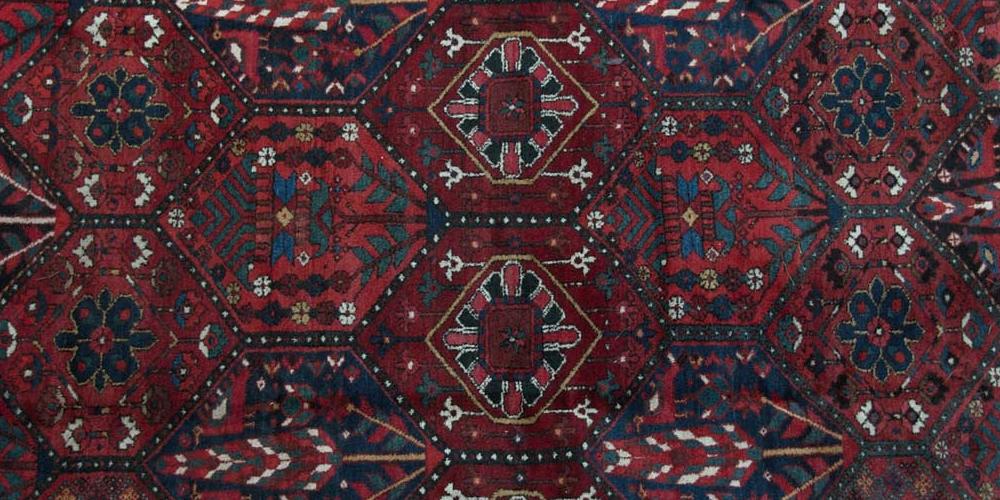 Antique Bakhtiari Persian Tribal Rug