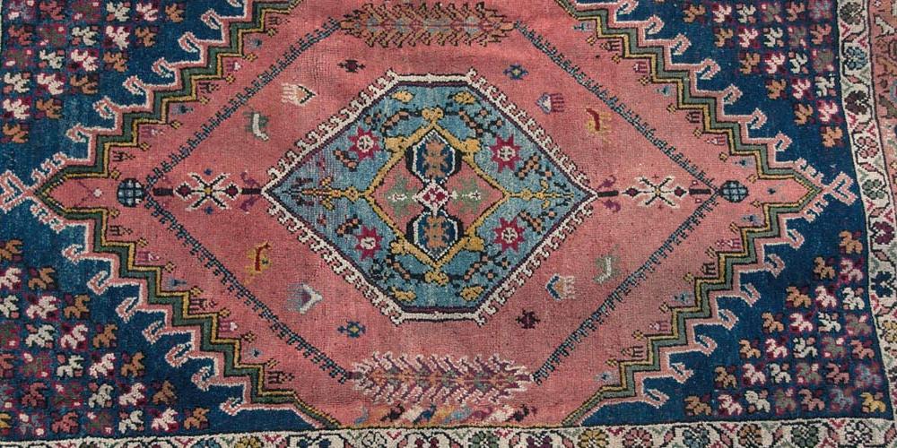 Antique Morrocan Rabat Carpet