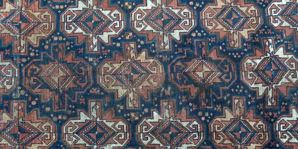 Antique Kuba Caucasian rug