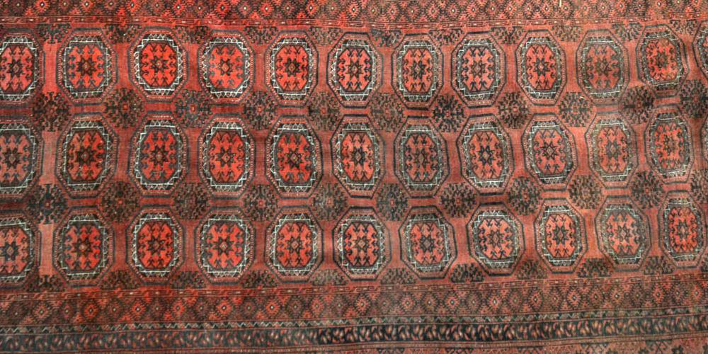Antique Kizilayak Turkoman Afghan main carpet
