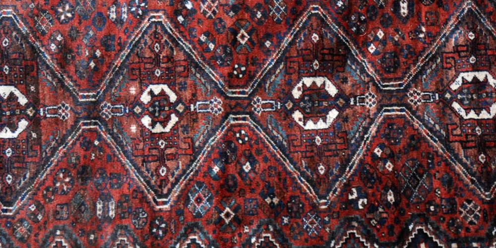 Antique Tribal Qashqa'i Persian Rug