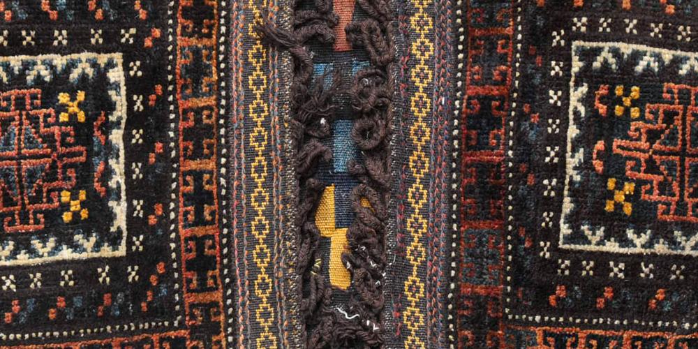 Old Baluch Kurdish Northeast Persian saddle-bag
