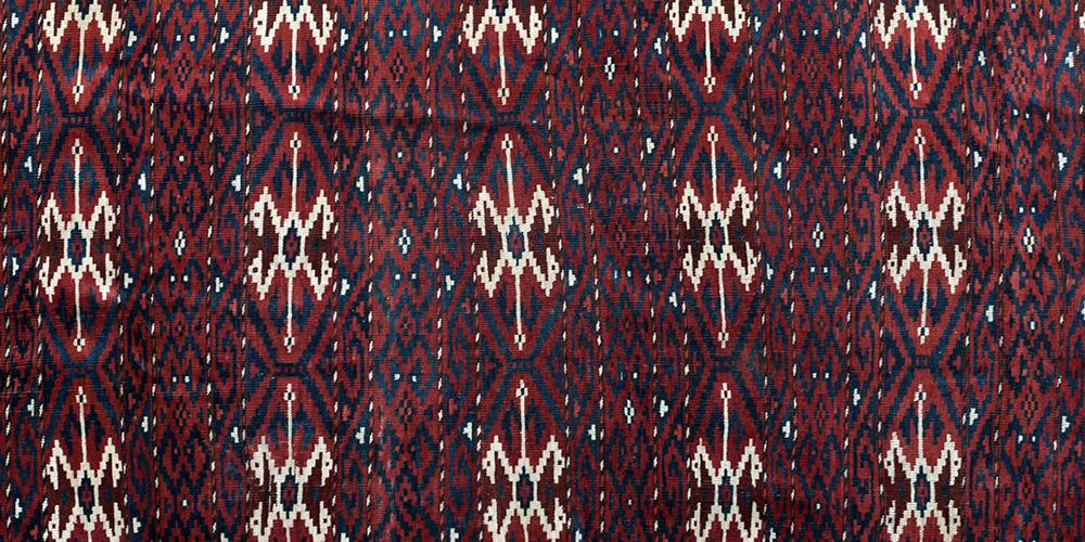 Old Yomut Turkoman Rug West Turkestan