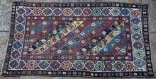 Antique Kazak Caucasian Armenian tribal rug