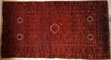 Old Antique Afghan Beshir Turkoman main carpet