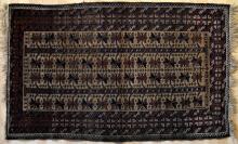 Old or antique Baluch Afghan tribal rug