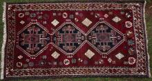 Old Qashqa'i Tribal Persian Rug