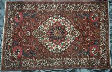 Antique Bachitari Persian tribal rug