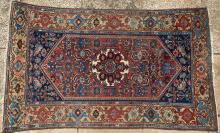 antique Kurdish Bijar Persian tribal rug