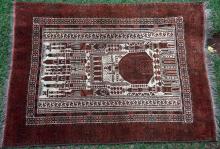 Antique Kizilayak Afghan oversized prayer rug