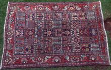 Old Bakhtiari Persian tribal or village carpet