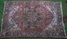 Antique Heriz Persian Carpet hand-spun wool