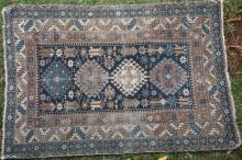 Antique Baku Caucasian Rug