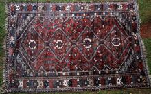 Antique Tribal Qashqa'i Persian Rug