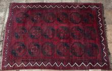 Old or Antique Afghan Ersari Carpet