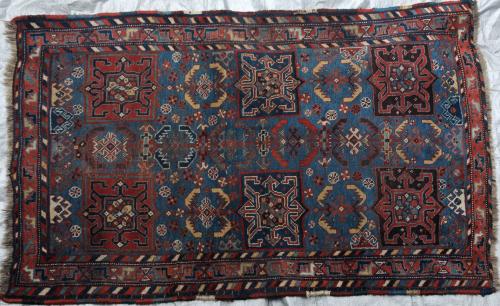 Afshar Tribal Persia Rug Handspun Wool Antique