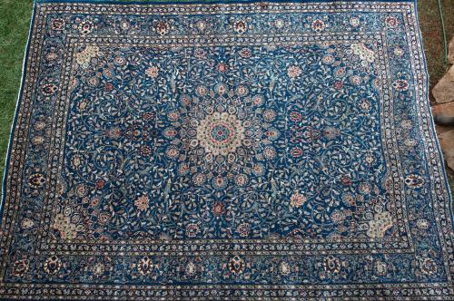 Mashad or possibly Tabriz Persian room-size Carpet Old