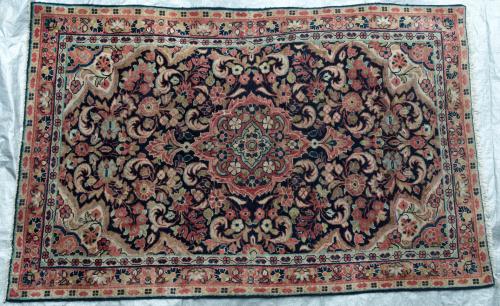 Jozan or perhaps Sarouk Persian Rug hand-spun wool