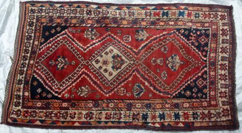 Lori or Luri Tribal Persian carpet hand-spun wool 