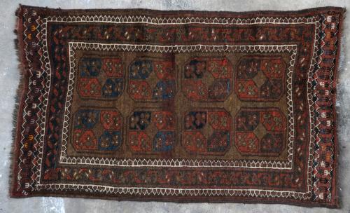 Antique Baluch Taimuri Mushwani Tribal Rug Afghaistan