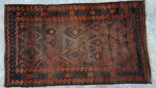 Antique Baluch Taimuri Mushwani Tribal Rug Afghaistan