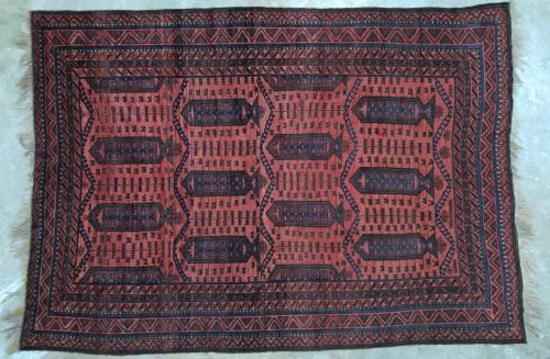 Antique Baluch Taimuri Mushwani Tribal Carpet Afghaistan