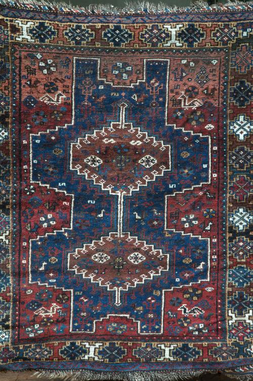 Antique Afshar or Qashqa'i Tribal Persian Rug