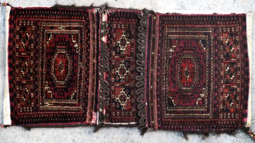 Antique Tekke Khourjeen or saddle bag Central Asia