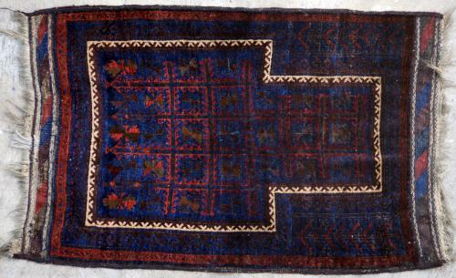 Antique Baluch Taimuri Tribal Prayer Rug Afghaistan