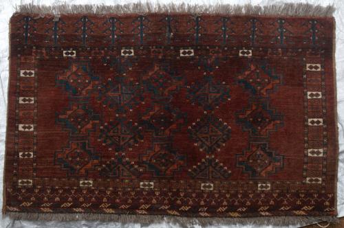 Antique Turkoman Afghan or Central Asian Ersari or Tekke Jawal or Bagface