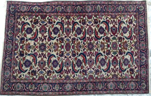 Antique Turkish Kayeri Floral Herati pattern Rug