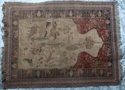 Turkish Kayseri Hunting Rug 