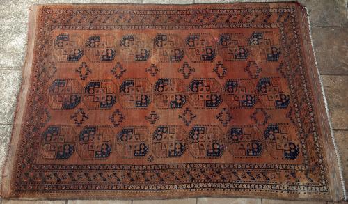 Antique Ersari Afghan Carpet