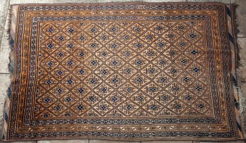 Old Baluch Afghan tribal rug