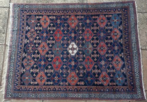 Antique Afshar Persian tribal rug