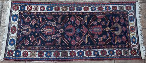 An old Bakhtiari (or Malayer) Persian rug