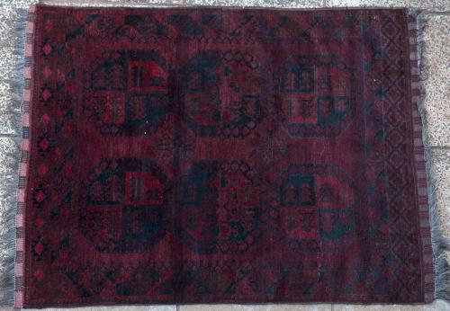 Old Afghan Ersari filpai rug