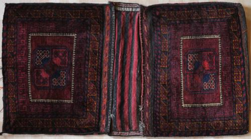 Afghan Baluch donkey saddle bag