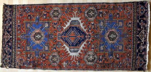 Antique Karadja or Heriz Persian Rug