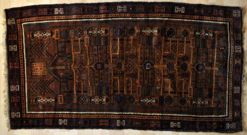 Old Afghan Baluch Rug